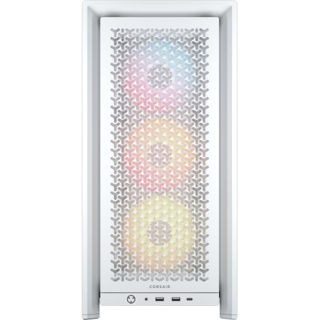 Corsair 4000D RS ARGB Mid-Tower ATX Gaming Case - White Corsair 4000D RS ARGB Mid-Tower ATX Gaming Case - White