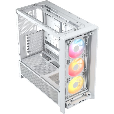 Corsair 4000D RS ARGB Mid-Tower ATX Gaming Case - White Corsair 4000D RS ARGB Mid-Tower ATX Gaming Case - White