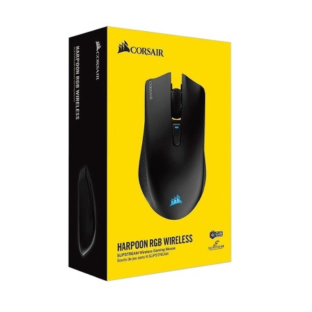Wired Gaming Mouse CORSAIR Harpoon RGB Wireless ,Buttons 6 programmable ,Weight 99 g ,Report Rate Up to 1000 Hz - Black Wired Gaming Mouse CORSAIR Harpoon RGB Wireless ,Buttons 6 programmable ,Weight 99 g ,Report Rate Up to 1000 Hz - Black