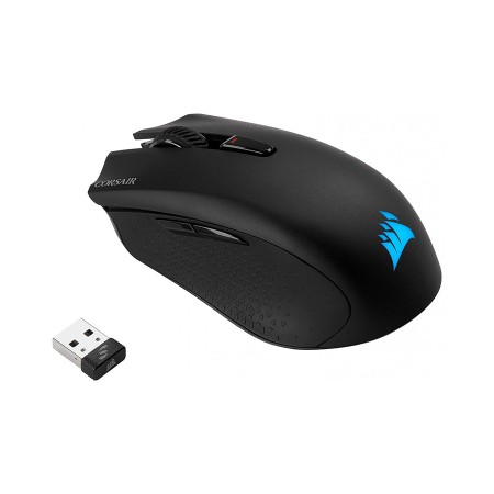 Wired Gaming Mouse CORSAIR Harpoon RGB Wireless ,Buttons 6 programmable ,Weight 99 g ,Report Rate Up to 1000 Hz - Black Wired Gaming Mouse CORSAIR Harpoon RGB Wireless ,Buttons 6 programmable ,Weight 99 g ,Report Rate Up to 1000 Hz - Black