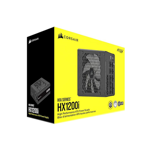 كورسير HX1200i مزود طاقة احترافي حجم ATX 1200 واط يدعم ATX 3.0 صوت ضجيج يدعم PCIe 5.0 - لون اسود كورسير HX1200i مزود طاقة احترافي حجم ATX 1200 واط يدعم ATX 3.0 صوت ضجيج يدعم PCIe 5.0 - لون اسود