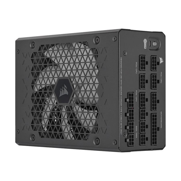 كورسير HX1200i مزود طاقة احترافي حجم ATX 1200 واط يدعم ATX 3.0 صوت ضجيج يدعم PCIe 5.0 - لون اسود كورسير HX1200i مزود طاقة احترافي حجم ATX 1200 واط يدعم ATX 3.0 صوت ضجيج يدعم PCIe 5.0 - لون اسود