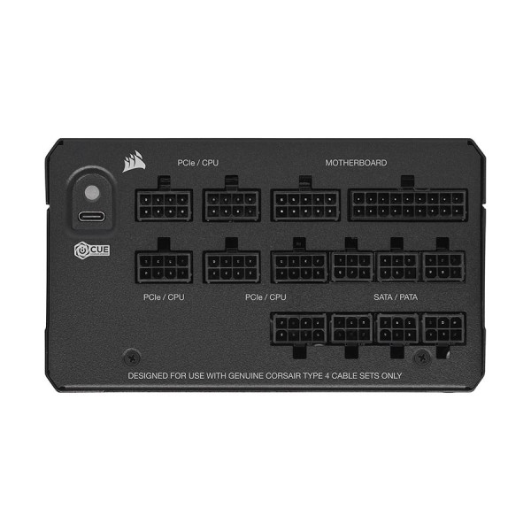 كورسير HX1200i مزود طاقة احترافي حجم ATX 1200 واط يدعم ATX 3.0 صوت ضجيج يدعم PCIe 5.0 - لون اسود كورسير HX1200i مزود طاقة احترافي حجم ATX 1200 واط يدعم ATX 3.0 صوت ضجيج يدعم PCIe 5.0 - لون اسود
