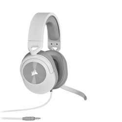 HS55 STEREO Wired Gaming Headset Support PC PS4 PS5 XBOX — White HS55 STEREO Wired Gaming Headset Support PC PS4 PS5 XBOX — White