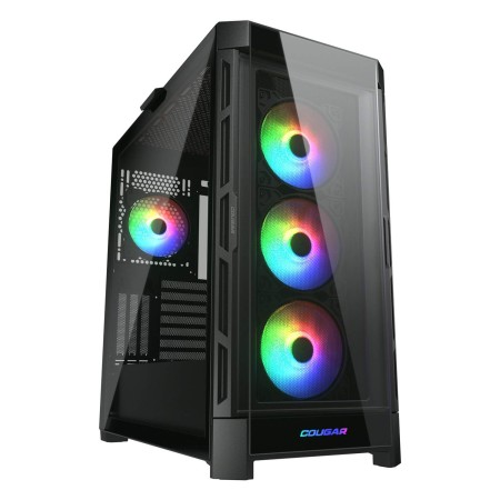 كيس كوجر Duoface Pro RGB - واجهتين تبديل - 4 مراوح ARGB - E-ATX - أسود