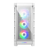 كيس كوغر Duoface Pro RGB  E-ATX بواجهة زجاجية و4 مراوح ARGB – أبيض