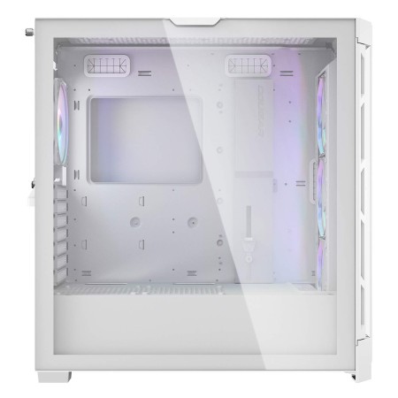كيس كوجر Duoface Pro RGB - واجهتين تبديل - 4 مراوح ARGB - E-ATX - أبيض