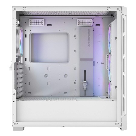 كيس كوجر Duoface Pro RGB - واجهتين تبديل - 4 مراوح ARGB - E-ATX - أبيض