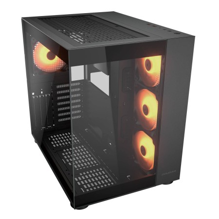 كيس كمبيوتر  كوغر  FV150 RGB  ATX بواجهة زجاجية و4 مراوح ARGB – أسود
