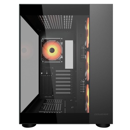 كيس كمبيوتر  كوغر  FV150 RGB  ATX بواجهة زجاجية و4 مراوح ARGB – أسود