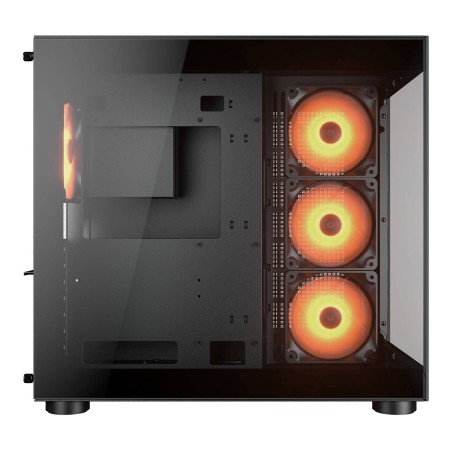 كيس كمبيوتر  كوغر  FV150 RGB  ATX بواجهة زجاجية و4 مراوح ARGB – أسود