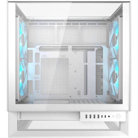 Cougar OmnyX Mid Tower Case - Tempered Glass - ATX Support - White