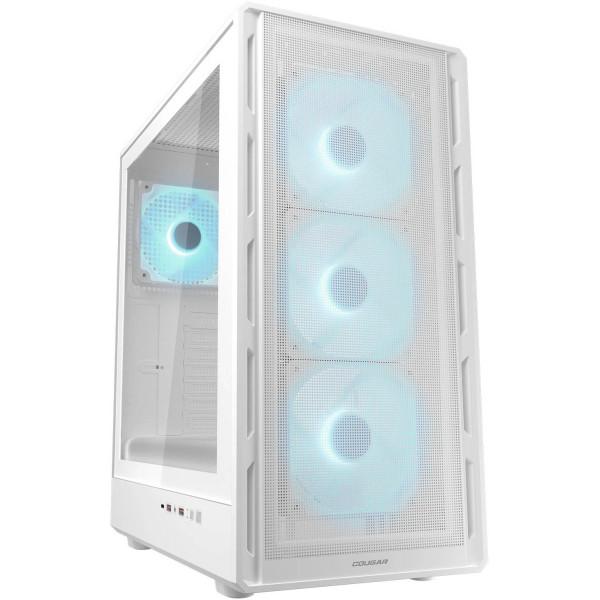 كيس ألعاب COUGAR AIRFACE PURE PRO – ميد تاور ATX بزجاج مقوى – أبيض كيس ألعاب COUGAR AIRFACE PURE PRO – ميد تاور ATX بزجاج مقوى – أبيض