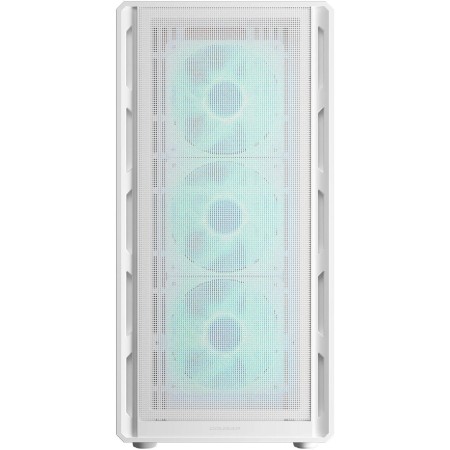 كيس كوجر Airface Pure Pro - تبريد عالي - واجهة شبكية - زجاج مقسى - أبيض
