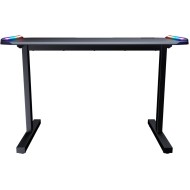 مكتب ألعاب كوغر DEIMUS 120  بإضاءة RGB مزدوجة ومنافذ USB – أسود