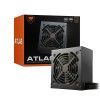 مزود الطاقة COUGAR ATLAS, بقدرة 750 واط, بشهادة كفاءة 80 PLUS Bronze, كيابل غير قابلة للفصل - أسود