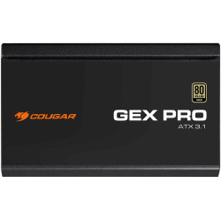 Power Supply COUGAR GEX PRO 750W Fully Modular - ATX3.1 - 80 PLUS Gold Power Supply COUGAR GEX PRO 750W Fully Modular - ATX3.1 - 80 PLUS Gold