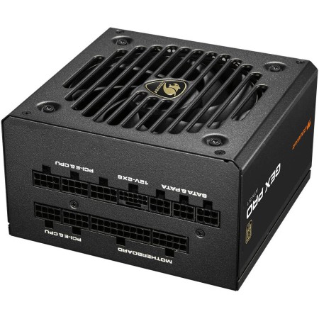 مزود طاقة COUGAR GEX PRO , قدرة 750 واط,  متوافق مع معايير ATX 3.1 وPCIe 5.0, شهادة كفاءة 80 PLUS Gold, مكثفات يابانية, يدعم الكيابل المفصولة لسهولة التركيب - أسود