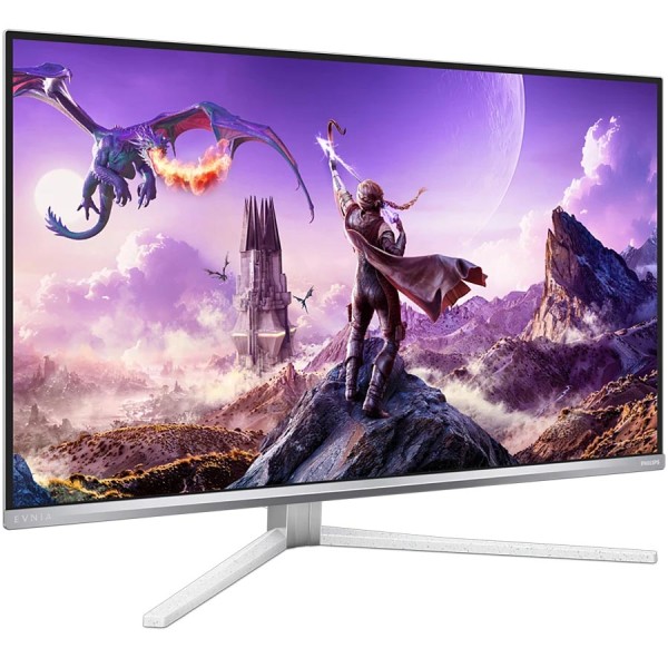 شاشة العاب احترافية PHILIPS Evnia 32M2N8900/89، شاشة QD-OLED بمقاس 31.5″، دقة 4K UHD (3840 × 2160)، معدل تحديث 240 Hz، زمن استجابة 0.3 مللي ثانية، HDR DisplayHDR TrueBlack 400