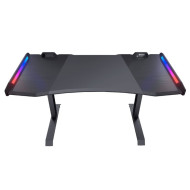 كوغار مارس 150 سم طاولة احترافية  للكمبيوتر بإضاءة جانبية من الطرفين - أسود