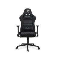 كرسي ألعاب COUGAR Armor One V2 F بتصميم ظهر مرتفع، قماش قابل للتهوية، مساند ذراع قابلة للتعديل 4D، قاعدة معدنية خماسية – أسود