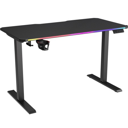 طاولة ألعاب كهربائية قابلة تعديل الارتفاع كوجر E-ARES 120 - مقاس 120×60 سم - إضاءة RGB طاولة ألعاب كهربائية قابلة تعديل الارتفاع كوجر E-ARES 120 - مقاس 120×60 سم - إضاءة RGB