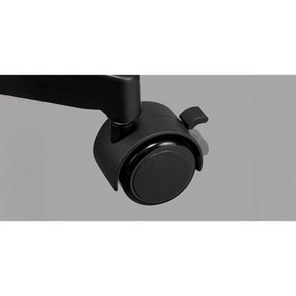 كرسي COUGAR Crosser, مصمم كـمقعد إضافي للألعاب أو مسندًا للقدمين, جلد صناعي PVC, إمكانية تعديل الارتفاع, قاعدة خماسية, الوزن حتى 120 كجم - أسود/ برتقالي