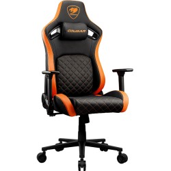 COUGAR DEFENSOR F Gaming Chair - Advanced PushBack Lumbar Support - 4D Folding Armrests - Black COUGAR DEFENSOR F Gaming Chair - Advanced PushBack Lumbar Support - 4D Folding Armrests - Black
