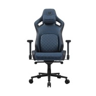 COUGAR DEFENSOR S gaming chair, 4D foldable armrests, Neck pillow made of adaptive foam, Class-4 gas, up to 150 kg - Navy Blue