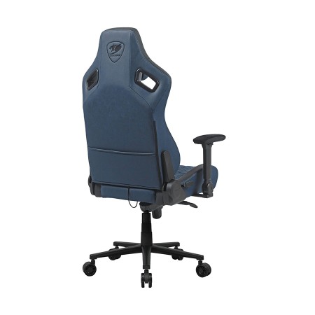 COUGAR DEFENSOR S gaming chair, 4D foldable armrests, Neck pillow made of adaptive foam, Class-4 gas, up to 150 kg - Navy Blue