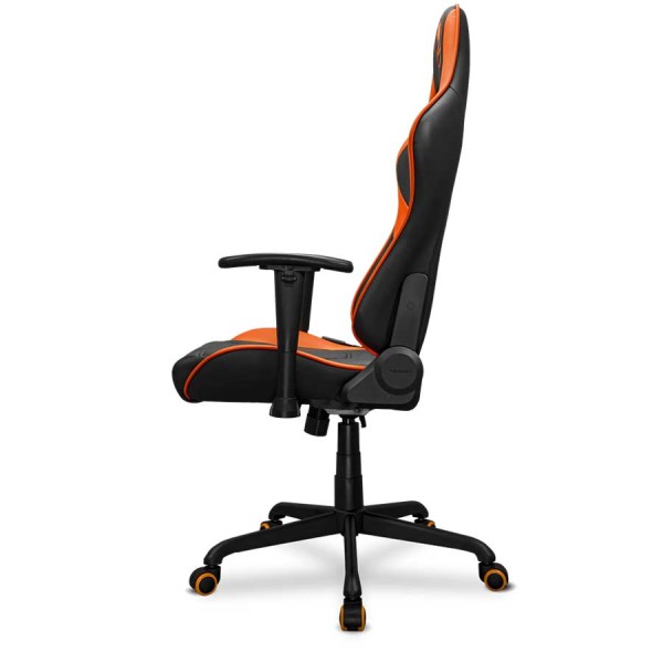Gaming Chair COUGAR Armor Elite ,Ergonomic Design ,D Adjustable ,Breathable PVC Leather - Orang /Black