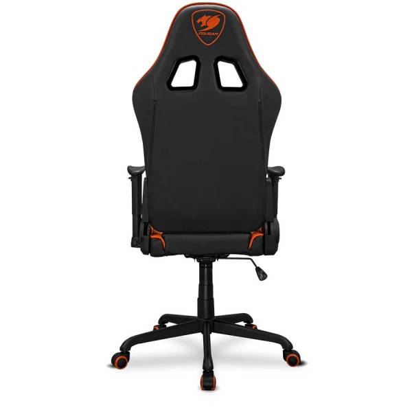 Gaming Chair COUGAR Armor Elite ,Ergonomic Design ,D Adjustable ,Breathable PVC Leather - Orang /Black