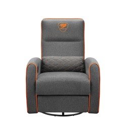 كرسي الألعاب COUGAR FIDOM, تصميم صوفا مريح مخصص لجلسات الألعاب الطويلة, يتحمل وزن حتى 150 كجم -  رمادي 