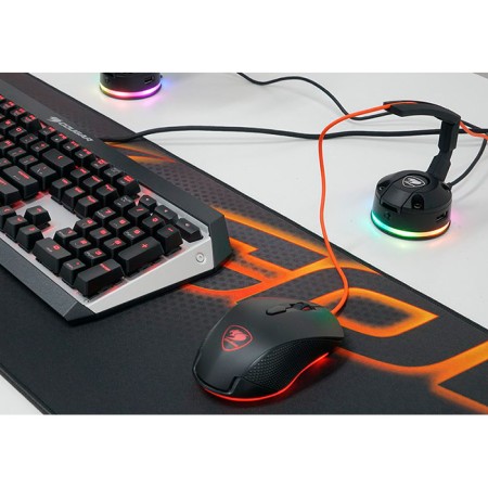 Mouse Bungee COUGAR BUNKER VACUUM MOUSE BUNGEE RGB ,USB Ports: 2 × USB 2.0 - Black Mouse Bungee COUGAR BUNKER VACUUM MOUSE BUNGEE RGB ,USB Ports: 2 × USB 2.0 - Black
