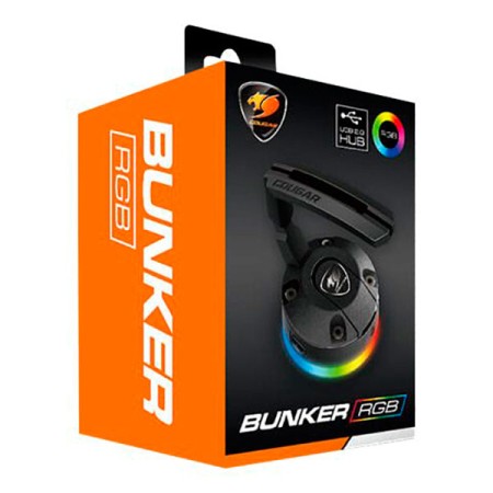 Mouse Bungee COUGAR BUNKER VACUUM MOUSE BUNGEE RGB ,USB Ports: 2 × USB 2.0 - Black Mouse Bungee COUGAR BUNKER VACUUM MOUSE BUNGEE RGB ,USB Ports: 2 × USB 2.0 - Black
