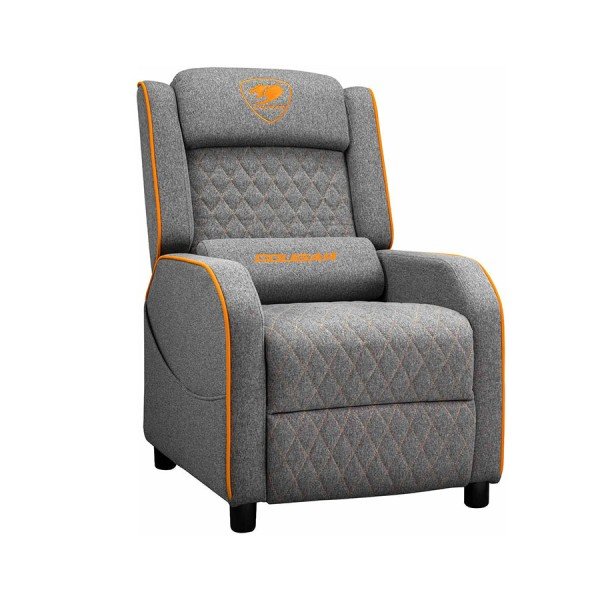 The COUGAR RANGER ONE Fabric Gaming chair, Sofa-style Ergonomic design for long gaming sessions, Up to 150 kg - Grey/Orange The COUGAR RANGER ONE Fabric Gaming chair, Sofa-style Ergonomic design for long gaming sessions, Up to 150 kg - Grey/Orange