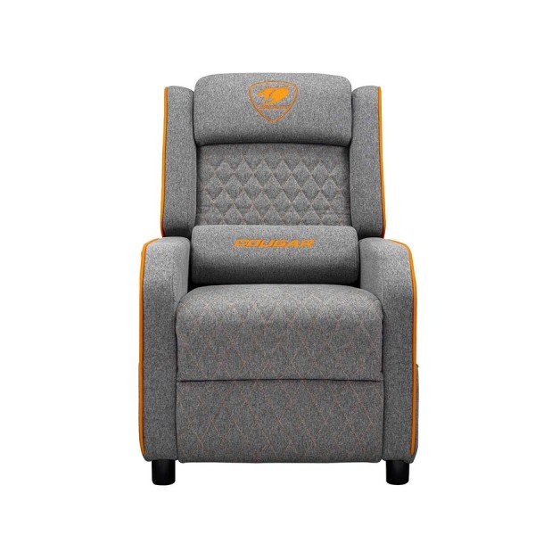 The COUGAR RANGER ONE Fabric Gaming chair, Sofa-style Ergonomic design for long gaming sessions, Up to 150 kg - Grey/Orange The COUGAR RANGER ONE Fabric Gaming chair, Sofa-style Ergonomic design for long gaming sessions, Up to 150 kg - Grey/Orange