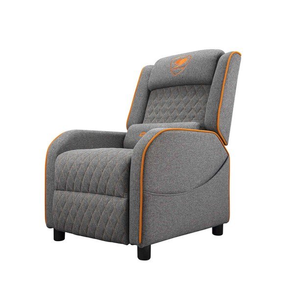 The COUGAR RANGER ONE Fabric Gaming chair, Sofa-style Ergonomic design for long gaming sessions, Up to 150 kg - Grey/Orange The COUGAR RANGER ONE Fabric Gaming chair, Sofa-style Ergonomic design for long gaming sessions, Up to 150 kg - Grey/Orange