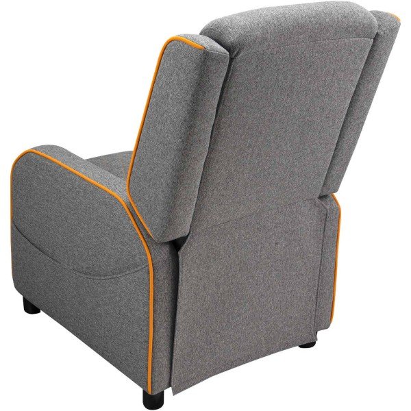 The COUGAR RANGER ONE Fabric Gaming chair, Sofa-style Ergonomic design for long gaming sessions, Up to 150 kg - Grey/Orange The COUGAR RANGER ONE Fabric Gaming chair, Sofa-style Ergonomic design for long gaming sessions, Up to 150 kg - Grey/Orange