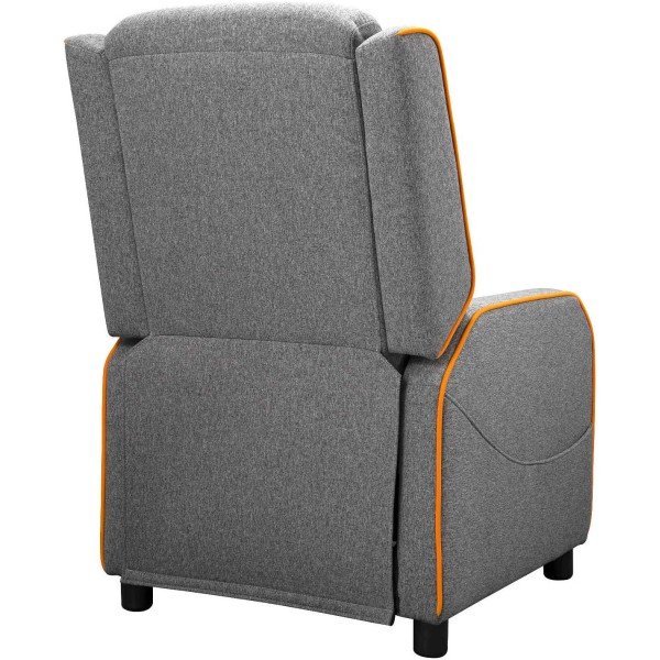 The COUGAR RANGER ONE Fabric Gaming chair, Sofa-style Ergonomic design for long gaming sessions, Up to 150 kg - Grey/Orange The COUGAR RANGER ONE Fabric Gaming chair, Sofa-style Ergonomic design for long gaming sessions, Up to 150 kg - Grey/Orange