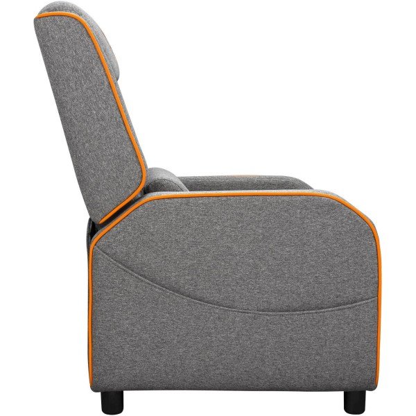 The COUGAR RANGER ONE Fabric Gaming chair, Sofa-style Ergonomic design for long gaming sessions, Up to 150 kg - Grey/Orange The COUGAR RANGER ONE Fabric Gaming chair, Sofa-style Ergonomic design for long gaming sessions, Up to 150 kg - Grey/Orange