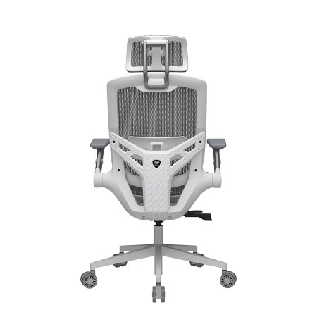 COUGAR Speeder One Gaming Chair, Ergonomic design, PU leather, Adjustable 2D/3D armrests, Class 4 gas lift, Up to 120 kg - WHITE COUGAR Speeder One Gaming Chair, Ergonomic design, PU leather, Adjustable 2D/3D armrests, Class 4 gas lift, Up to 120 kg - WHITE