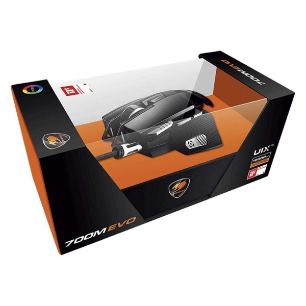 COUGAR premium gaming bundle, COUGAR 700M EVO RGB mouse, CONTROL 2 mousepad - Black