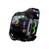 COUGAR CRATUS Unique open-frame design Case, support ATX PSUs, Support E-ATX, ATX, Micro-ATX, Mini-ITX, Ideal for RGB - BLACK