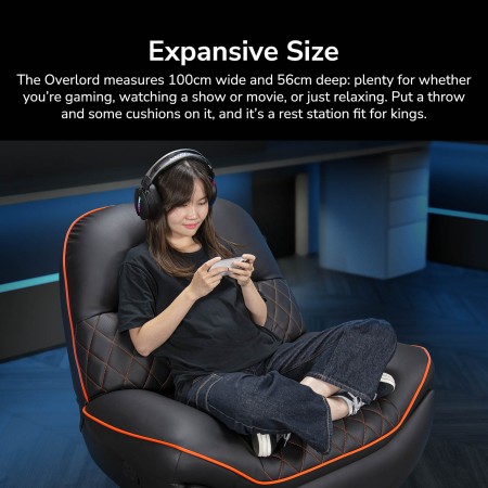 COUGAR OVERLOAD GAMING SOFA |BLACK/ORANGE