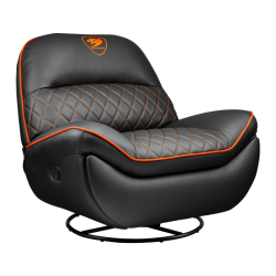 COUGAR  OVERLOAD GAMING SOFA |BLACK/ORANGE COUGAR  OVERLOAD GAMING SOFA |BLACK/ORANGE