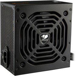 مزود طاقة كوجر SC 650 واط، 80 PLUS، تقنية DC-DC، مروحة صامتة، حماية كاملة، باللون أسود