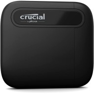 Crucial X6 1TB Portable SSD – USB 3.2 – External Solid State Drive, USB-C PORTABLE  - كروشيال أس أس دي متنقل خارجي