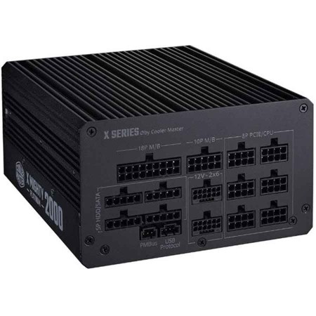 مزود طاقة كولر ماستر مايتي بلاتينوم X 2000 واط - ATX 3.1 - 80 بلس بلاتينوم - موديلار
