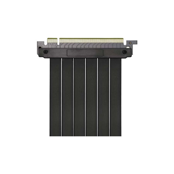 Riser Cable MasterAccessory PCI-E 3.0 x16 ,300mm ,Highly flexible design ,EMI shielding ,Ideal for vertical GPU mounting in PC cases - Black